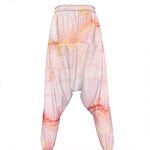Pink Marble Print Hammer Pants