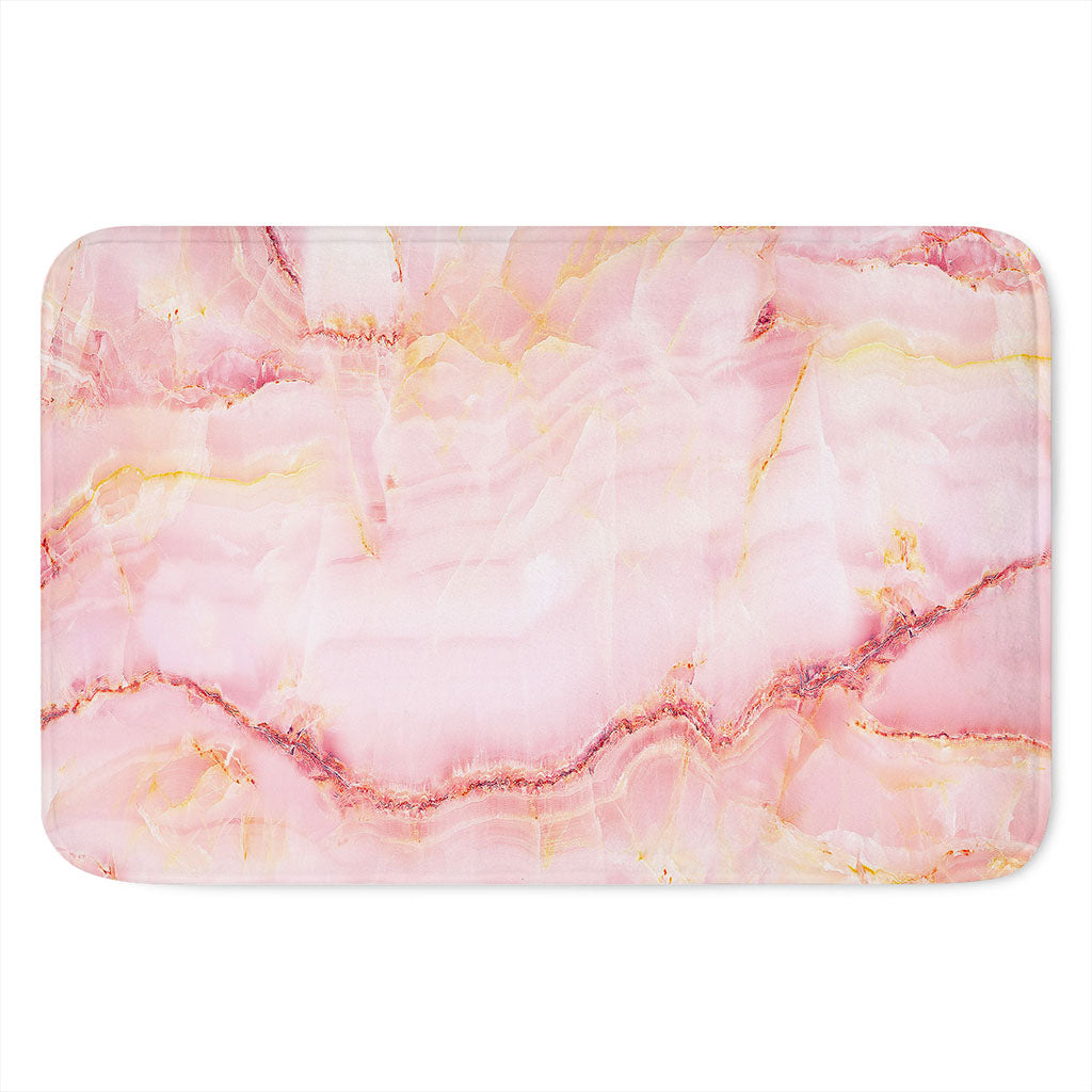 Pink Marble Print Indoor Door Mat