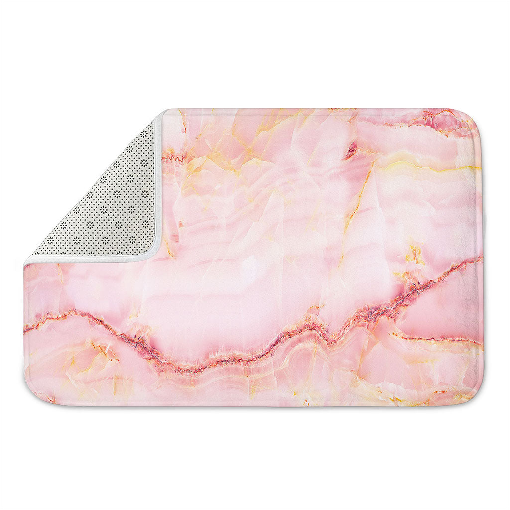 Pink Marble Print Indoor Door Mat