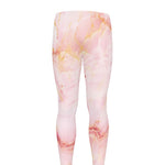Pink Marble Print Men's leggings