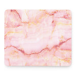Pink Marble Print Mouse Pad