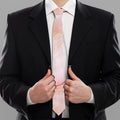 Pink Marble Print Necktie