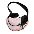 Pink Marble Print Pet Sling Carrier