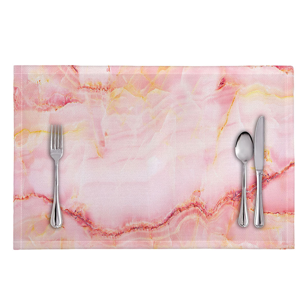 Pink Marble Print Placemat