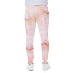 Pink Marble Print Scuba Joggers