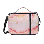 Pink Marble Print Shoulder Strap Bible Bag