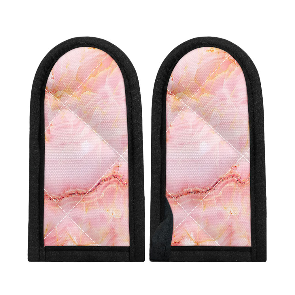 Pink Marble Print Skillet Handle Cover