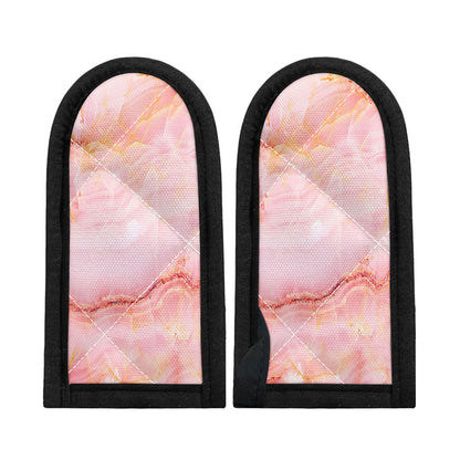 Pink Marble Print Skillet Handle Cover