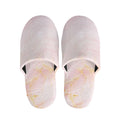Pink Marble Print Slippers