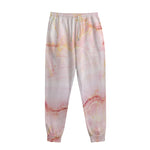 Pink Marble Print Sweatpants