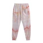 Pink Marble Print Sweatpants