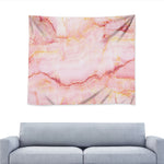 Pink Marble Print Tapestry