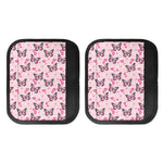 Pink Monarch Butterfly Pattern Print Handle Covers