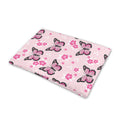 Pink Monarch Butterfly Pattern Print Pet Cooling Mat Cover