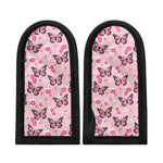 Pink Monarch Butterfly Pattern Print Skillet Handle Cover