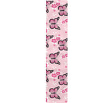 Pink Monarch Butterfly Pattern Print Table Runner