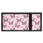 Pink Monarch Butterfly Pattern Print Trifold Wallet