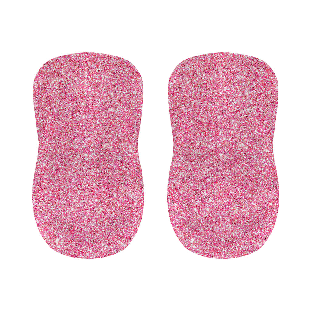 Pink (NOT Real) Glitter Print Bar Stool Covers