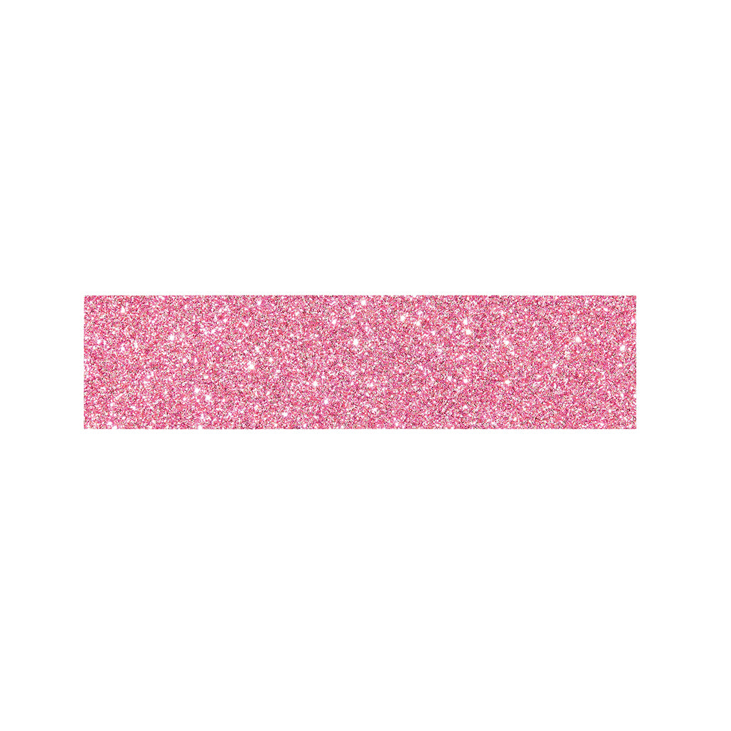 Pink (NOT Real) Glitter Print Bed Runner