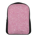 Pink (NOT Real) Glitter Print Casual Backpack