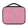 Pink (NOT Real) Glitter Print Classic Bible Case