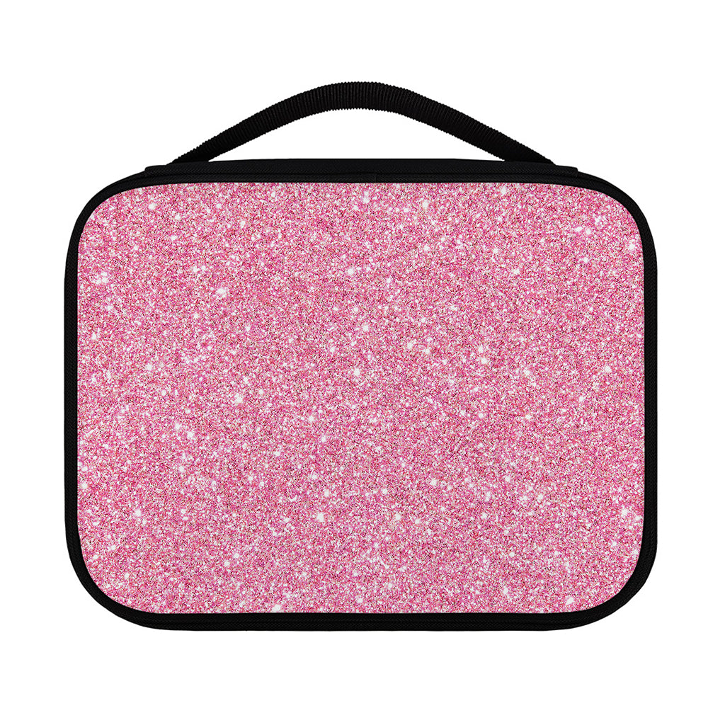 Pink (NOT Real) Glitter Print Classic Bible Case