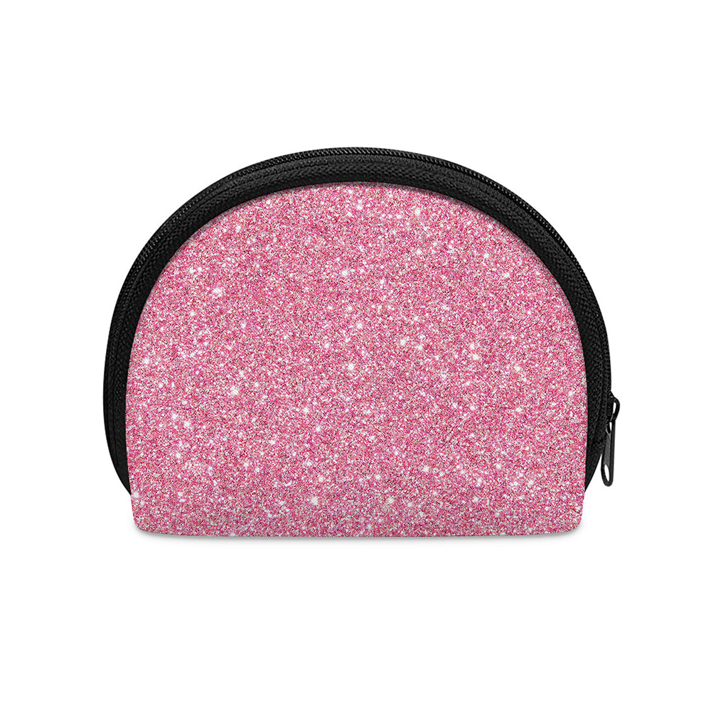 Pink (NOT Real) Glitter Print Coin Purse