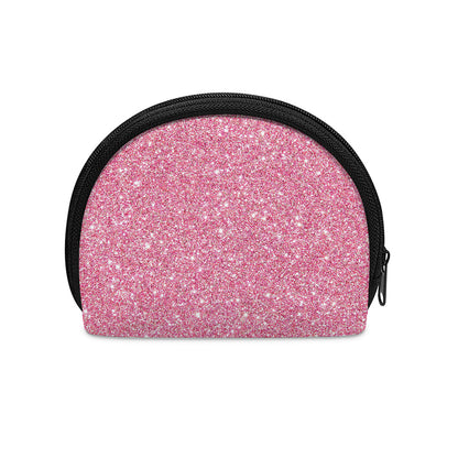 Pink (NOT Real) Glitter Print Coin Purse