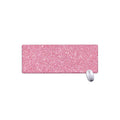 Pink (NOT Real) Glitter Print Extended Mouse Pad