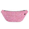 Pink (NOT Real) Glitter Print Fanny Pack