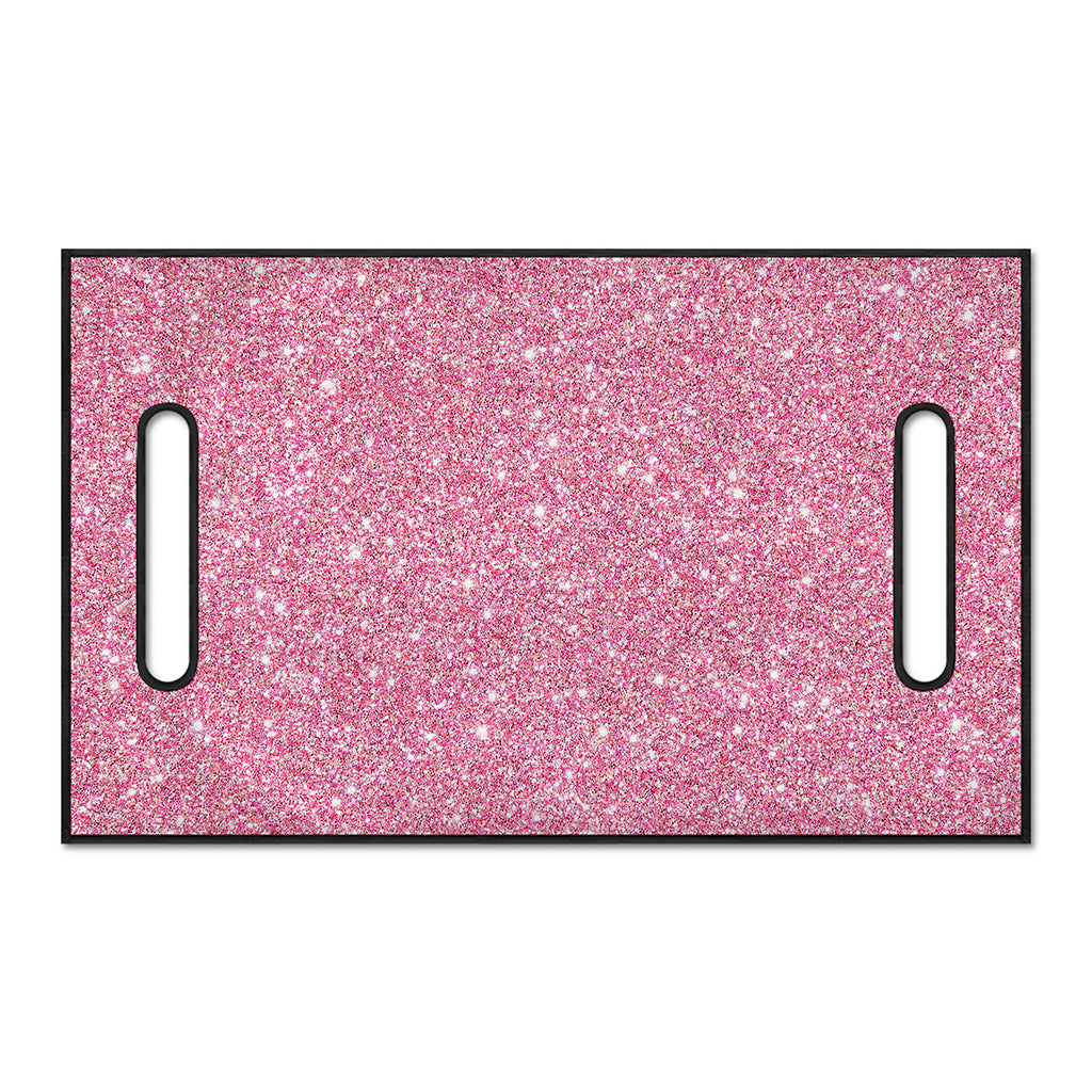 Pink (NOT Real) Glitter Print Golf Cart Seat Cover