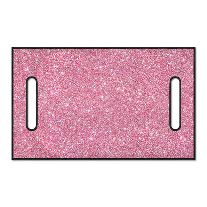 Pink (NOT Real) Glitter Print Golf Cart Seat Cover