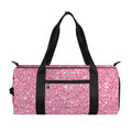 Pink (NOT Real) Glitter Print Gym Bag