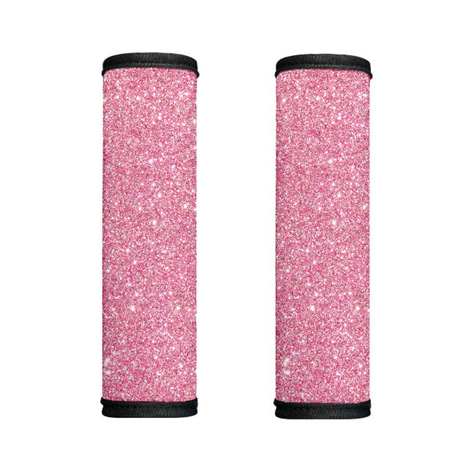 Pink (NOT Real) Glitter Print Handle Covers