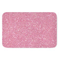 Pink (NOT Real) Glitter Print Indoor Door Mat