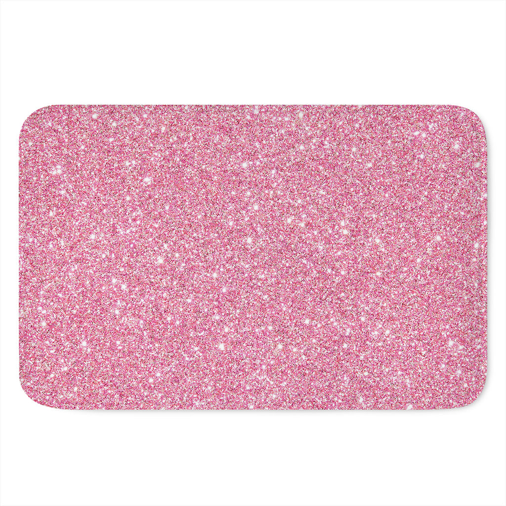 Pink (NOT Real) Glitter Print Indoor Door Mat