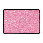 Pink (NOT Real) Glitter Print Kitchen Mat