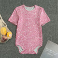 Pink (NOT Real) Glitter Print Men's Bodysuit