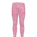 Pink (NOT Real) Glitter Print Men's Leggings