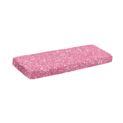 Pink (NOT Real) Glitter Print Piano Keyboard Cover
