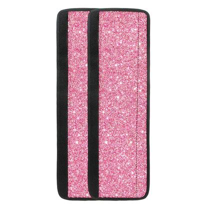 Pink (NOT Real) Glitter Print Refrigerator Handle Covers