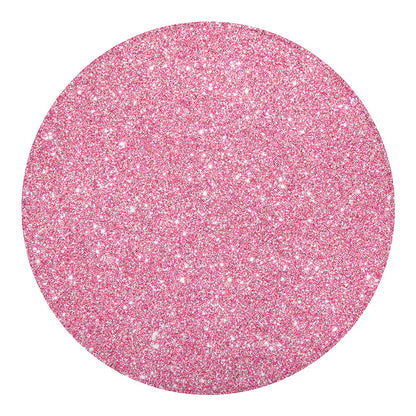 Pink (NOT Real) Glitter Print Round Blanket