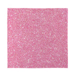 Pink (NOT Real) Glitter Print Silk Bandana