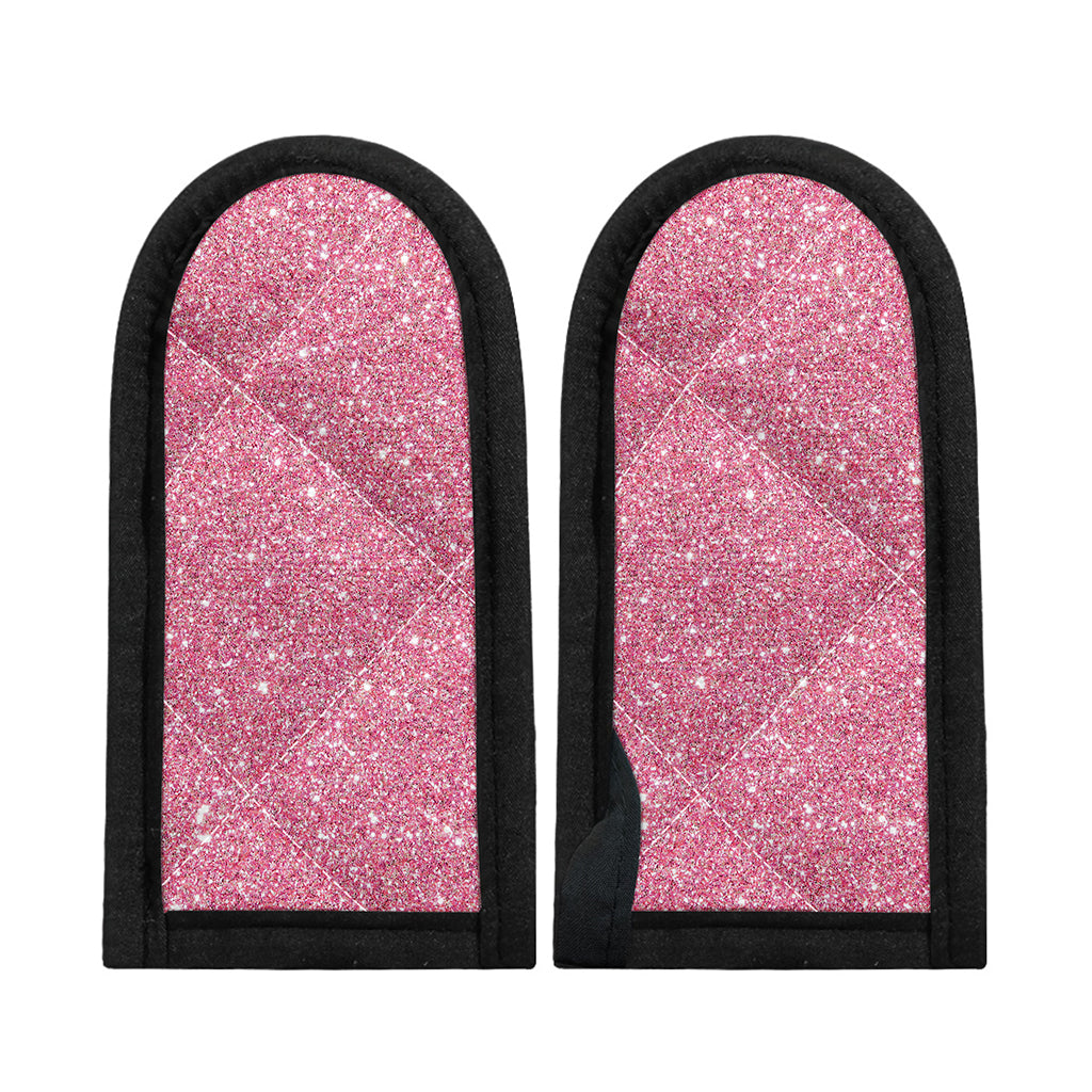 Pink (NOT Real) Glitter Print Skillet Handle Cover