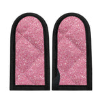 Pink (NOT Real) Glitter Print Skillet Handle Cover