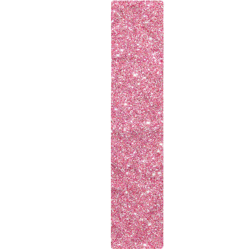 Pink (NOT Real) Glitter Print Table Runner