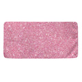 Pink (NOT Real) Glitter Print Towel