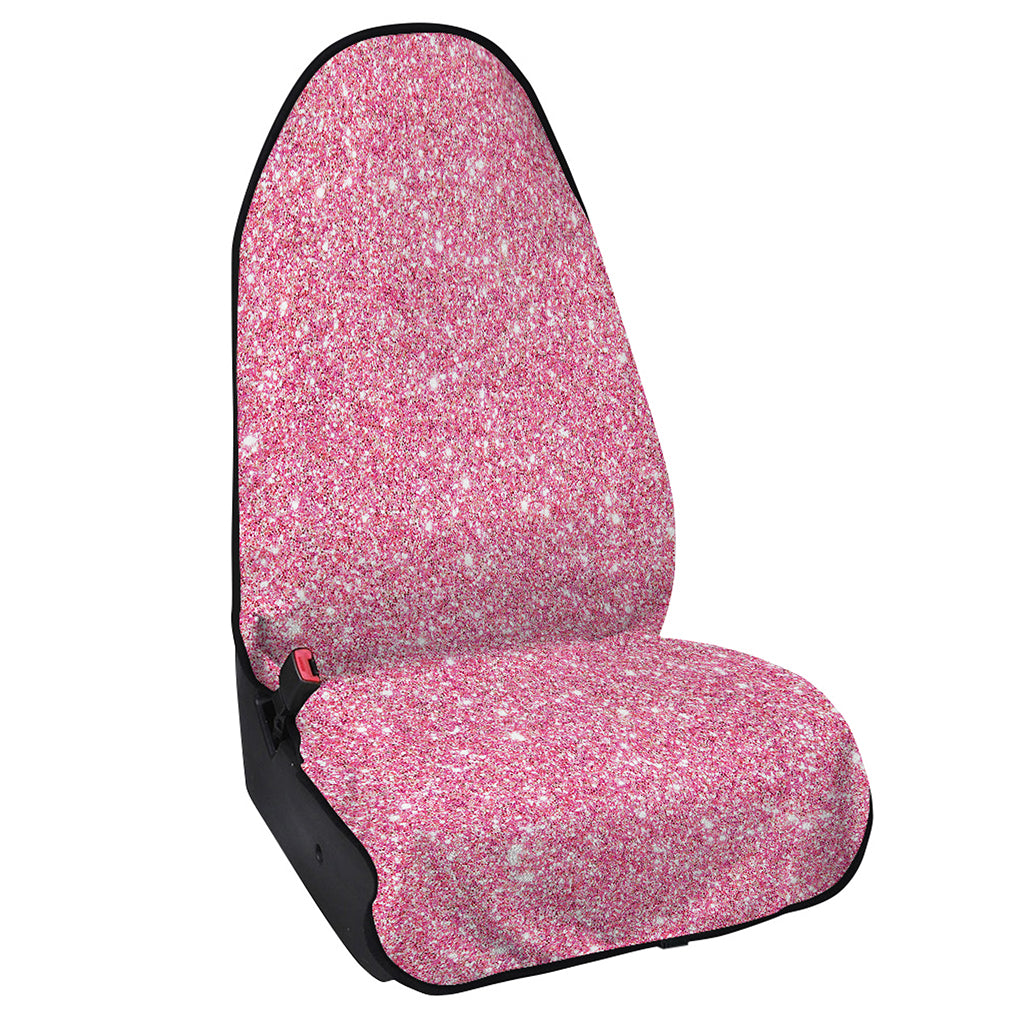 Pink (NOT Real) Glitter Print Waterproof Car Seat Cover