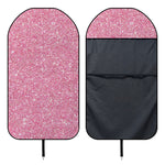 Pink (NOT Real) Glitter Print Waterproof Car Seat Cover