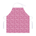 Pink Octopus Tentacles Pattern Print Adjustable Apron